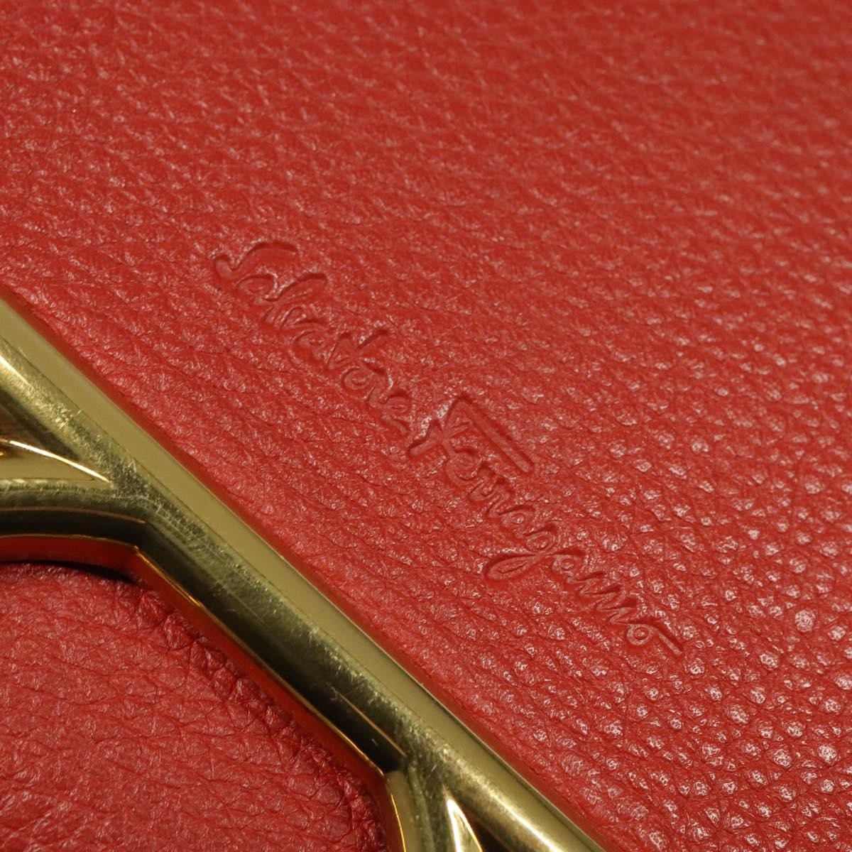 Salvatore Ferragamo Margot Satchel Leather, RED, LEATHER, Handbag