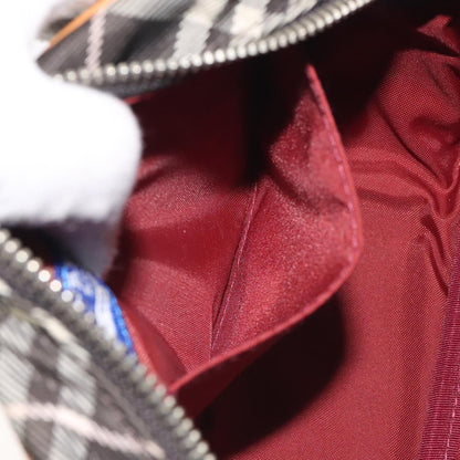 Burberry Nova Check Blue Label Nylon, BROWN, NYLON, Travel bag