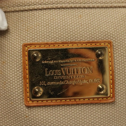 Louis Vuitton Antigua Tote Canvas, BEIGE, CANVAS, Tote bag