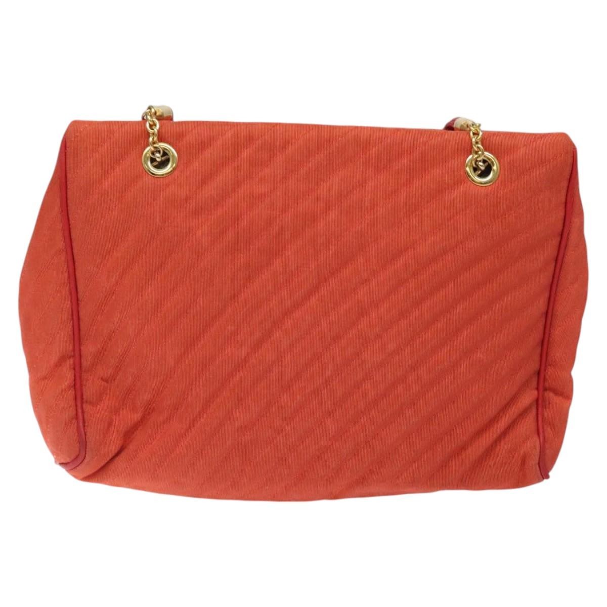 Bally Vintage Shoulder Bag Nylon, ORANGE, NYLON, Shoulder bag