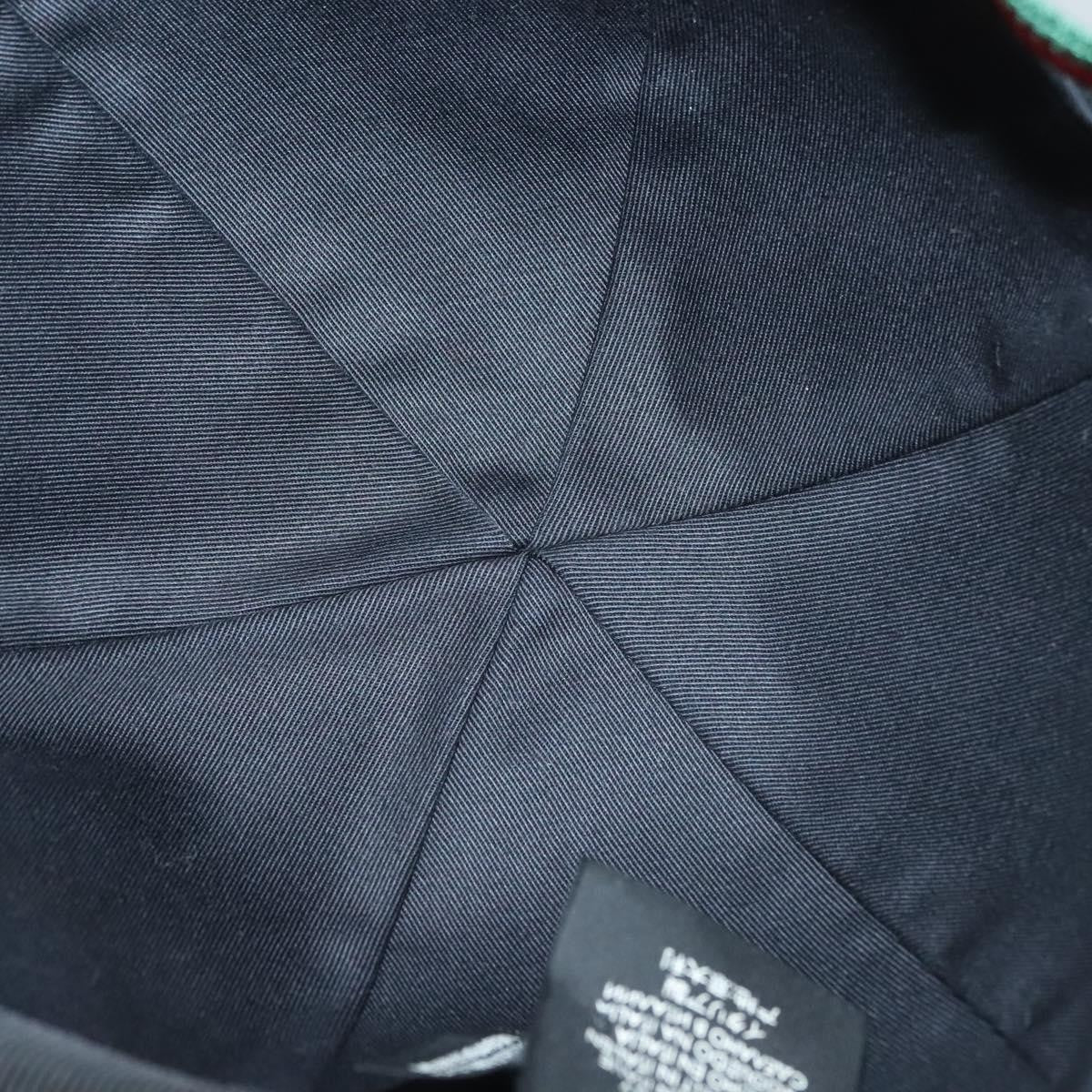 Gucci Interlocking G Web Baseball Cap Canvas, BLACK, CANVAS, Head accessory