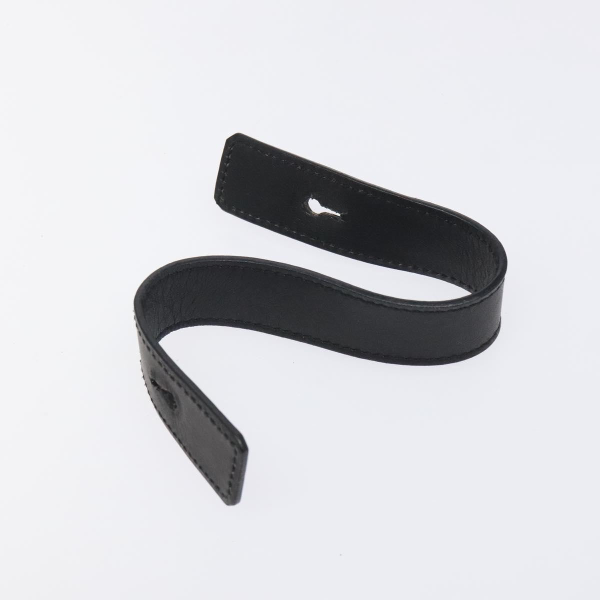 Celine Vintage Circle Logo Crossbody Bag Leather, BLACK, LEATHER, Shoulder bag