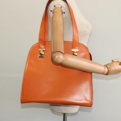 Celine Tote bag Leather, ORANGE, LEATHER, Tote bag