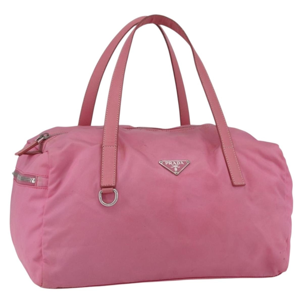 Prada Vintage Handbag Tessuto, PINK, NYLON, Handbag