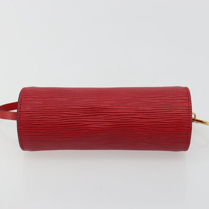 Louis Vuitton Soufflot Pochette Epi Leather, Red, Leather, Clutch