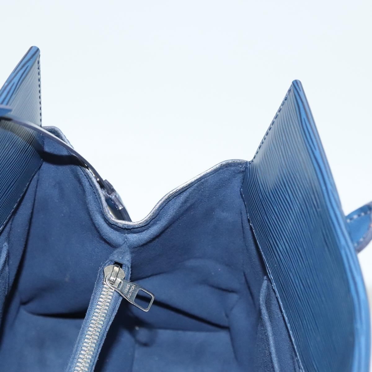 Louis Vuitton Marly Handbag Epi Leather, NAVY, LEATHER, Handbag