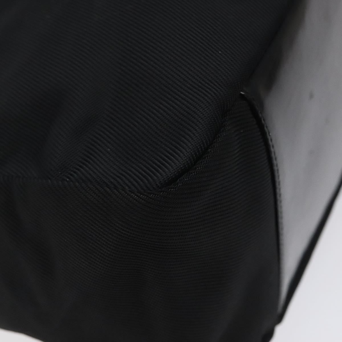 Gucci Vintage Bamboo Shoulder Bag Nylon, BLACK, NYLON, Shoulder bag