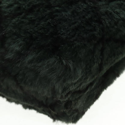 Chanel Chain Tote Lapin Fur, GREEN, FUR, Tote bag