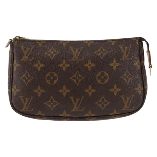 Louis Vuitton Pochette Accessoires NM Monogram Canvas, BROWN, CANVAS, Clutche & pouche