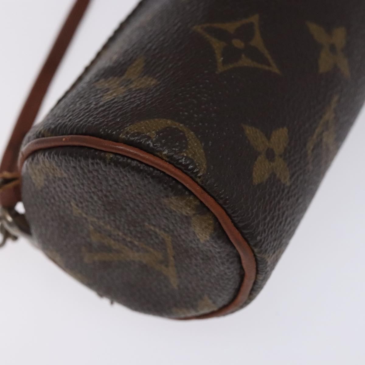 Louis Vuitton Papillon Pochette Monogram Canvas, BROWN, CANVAS, Clutche & pouche