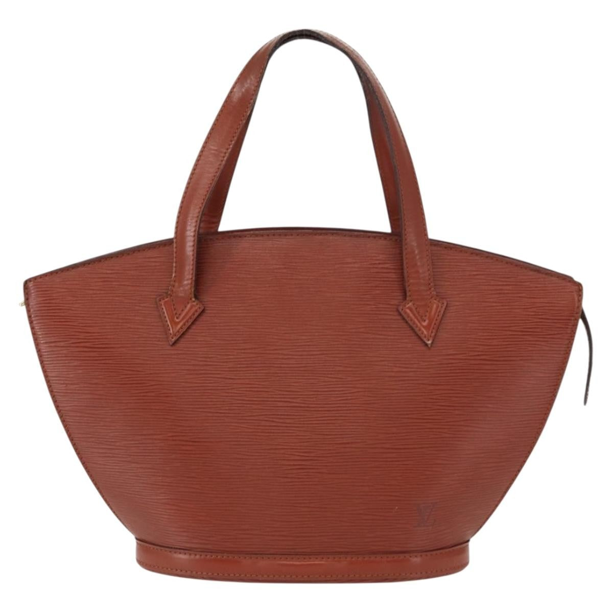 Louis Vuitton Saint Jacques Handbag Epi Leather, BROWN, LEATHER, Handbag