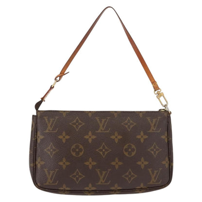 Louis Vuitton Pochette Accessoires NM Monogram Canvas, BROWN, CANVAS, Clutche & pouche