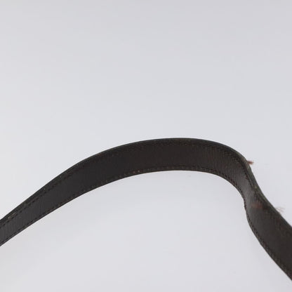 Christian Dior Vintage Trotter Flap Shoulder Bag Canvas, BROWN, CANVAS, Shoulder bag