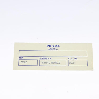 Prada Metal Handles Tote Tessuto, NAVY, NYLON, Tote bag