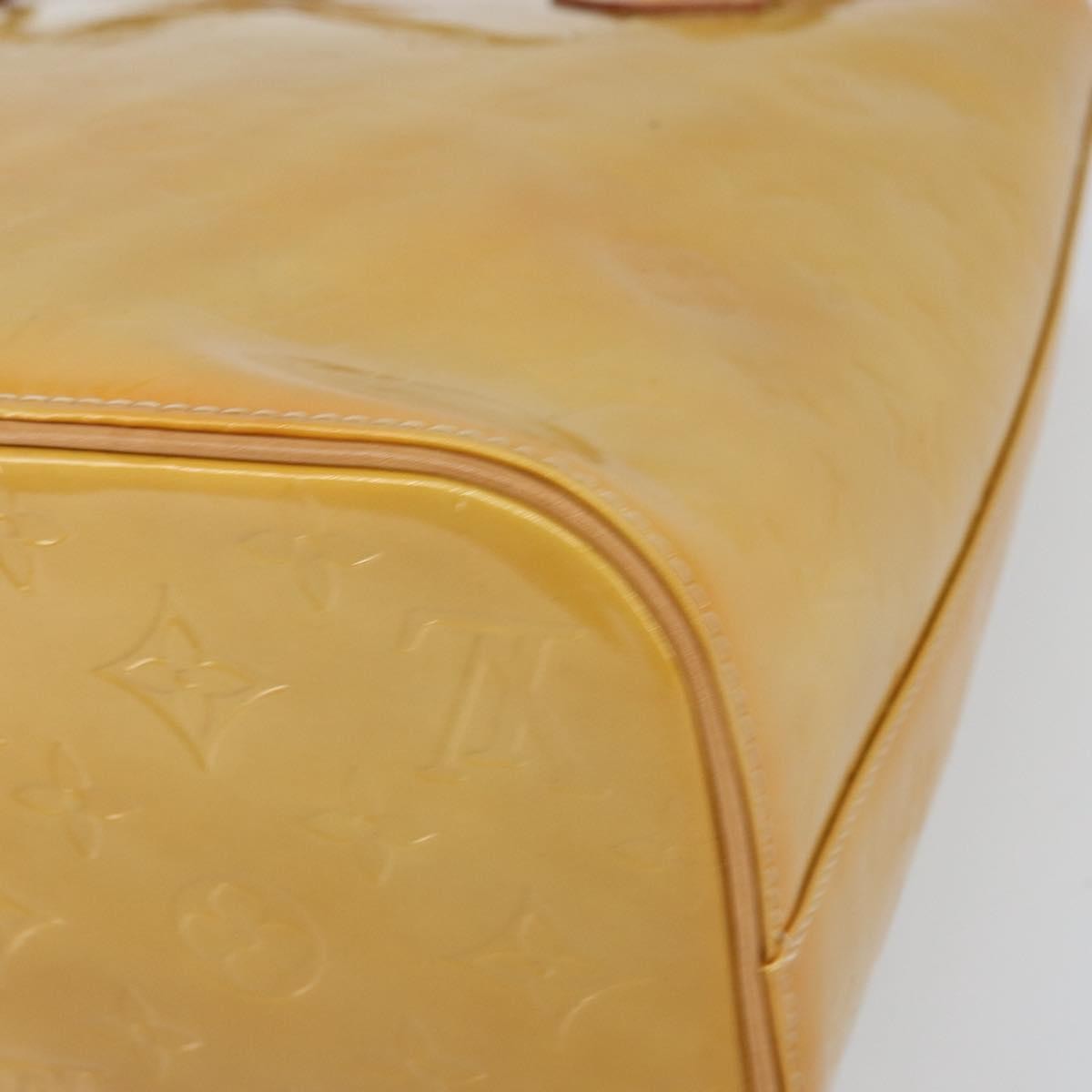 Louis Vuitton Houston Handbag Monogram Vernis, BEIGE, PATENT_LEATHER, Handbag