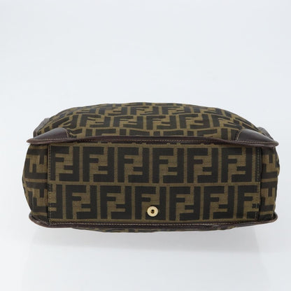 Fendi Zucca Tote bag FF motif, BROWN, CANVAS, Tote bag