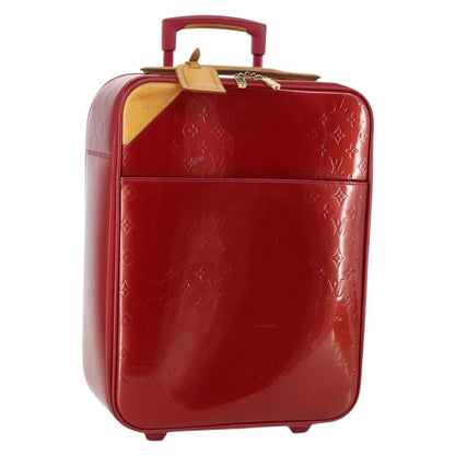 Louis Vuitton Pegase Luggage Monogram Vernis, RED, PATENT_LEATHER, Travel bag