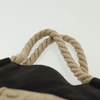 Chanel Camellia Flower Tote Canvas, BLACK, CANVAS, Tote bag