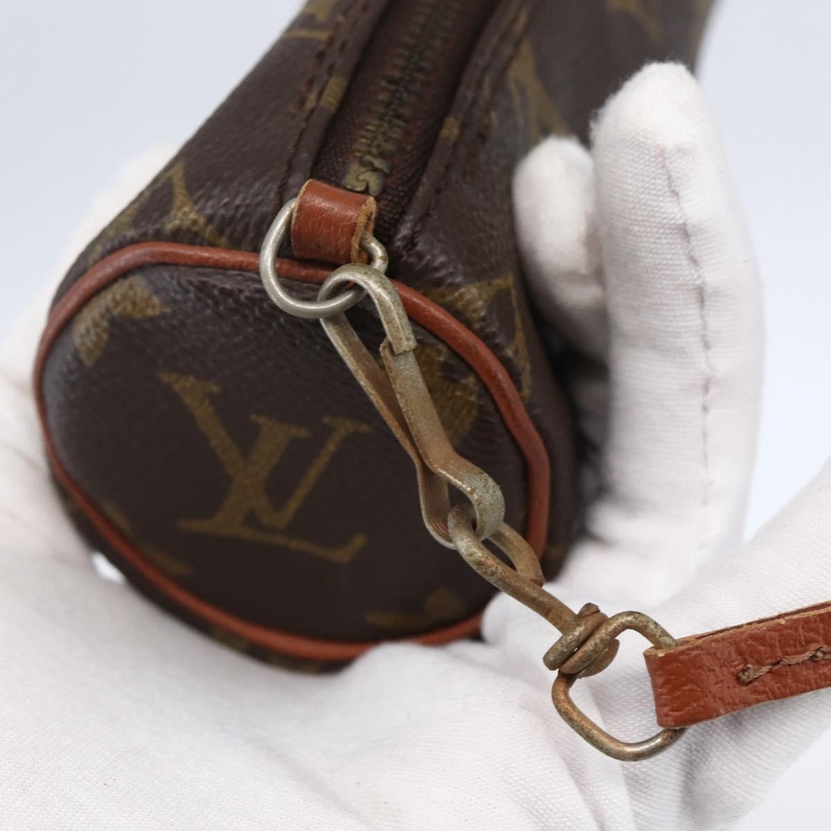 Louis Vuitton Papillon Pochette Monogram Canvas, BROWN, CANVAS, Clutche & pouche