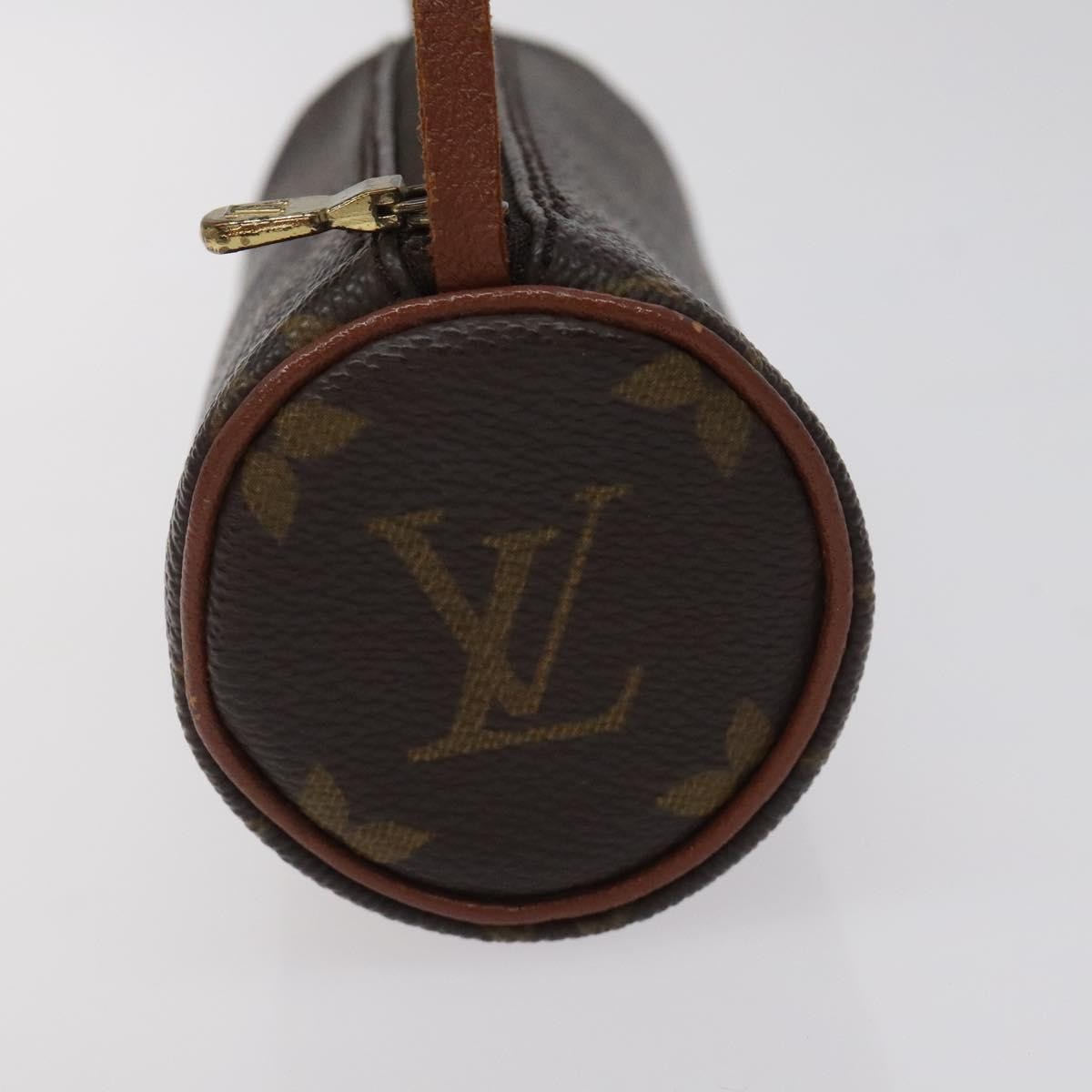 Louis Vuitton Papillon Pochette Monogram Canvas, BROWN, CANVAS, Handbag