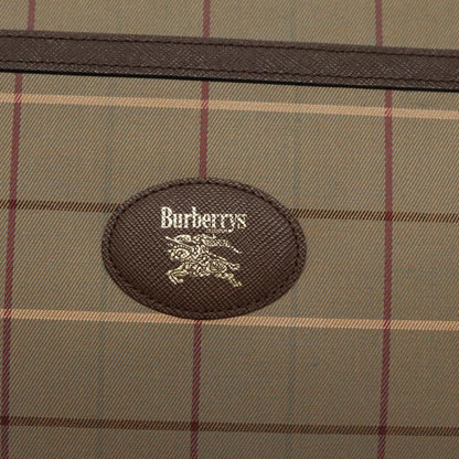 Burberry Nova check Pochette Canvas, BEIGE, CANVAS, Clutche & pouche