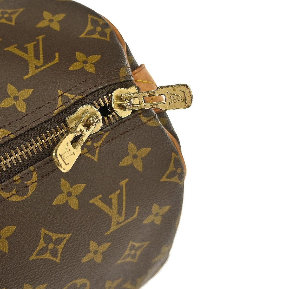 Louis Vuitton Keepall Bag Monogram Canvas, BROWN, CANVAS, Travel bag