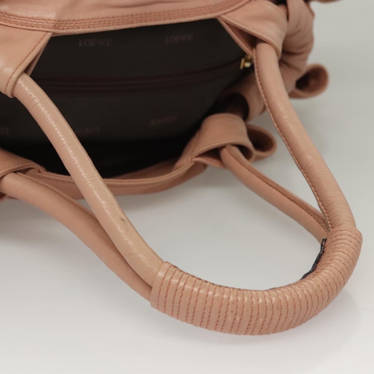 Loewe Anagram Logo Nappa Aire Hand Bag Leather, PINK, LEATHER, Handbag