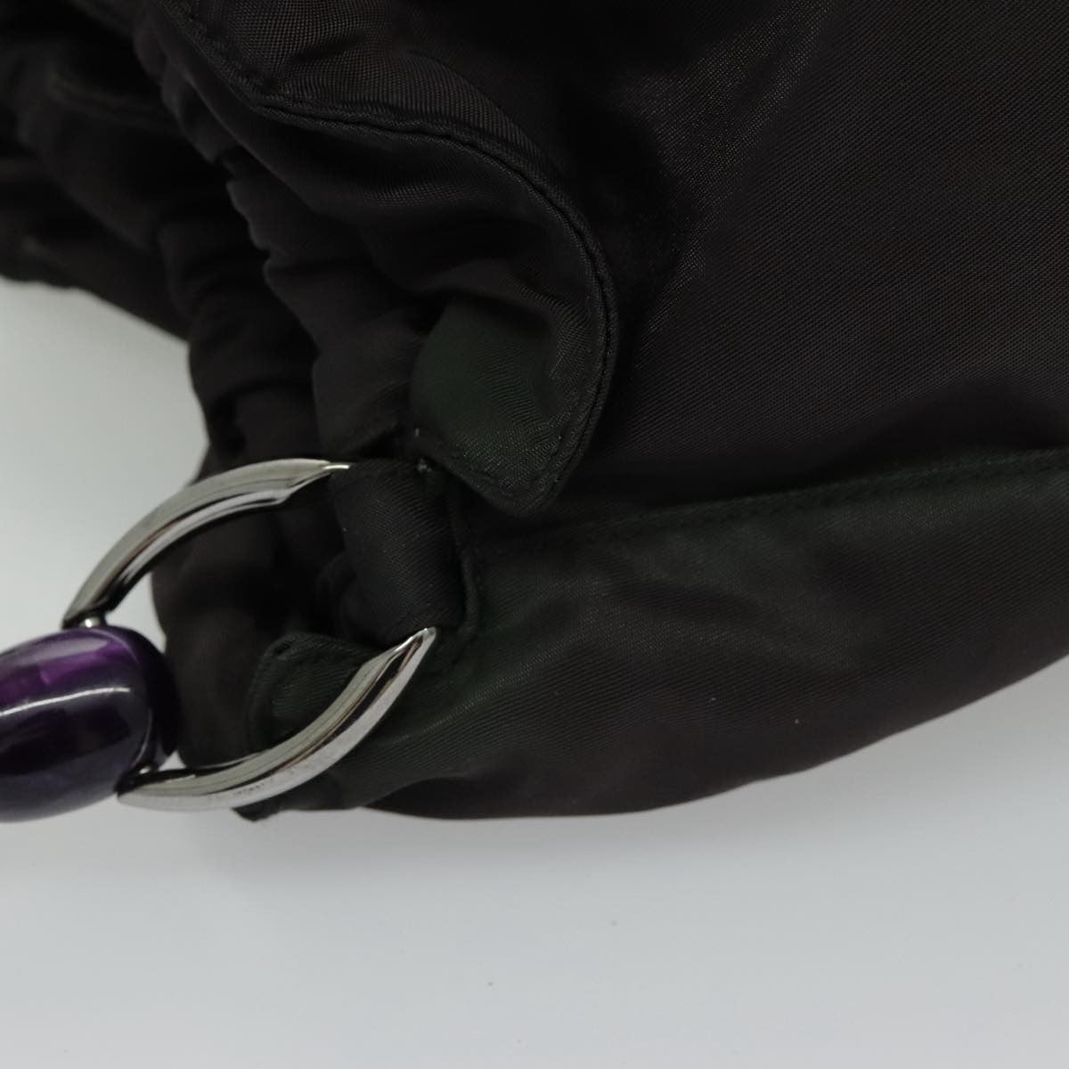 Christian Dior Saddle Zip Pouch Diorissimo Canvas, PURPLE, NYLON, Clutche & pouche