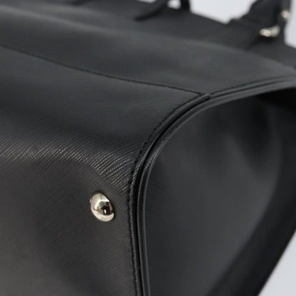 Salvatore Ferragamo Gancini handbag Leather, BLACK, LEATHER, Handbag