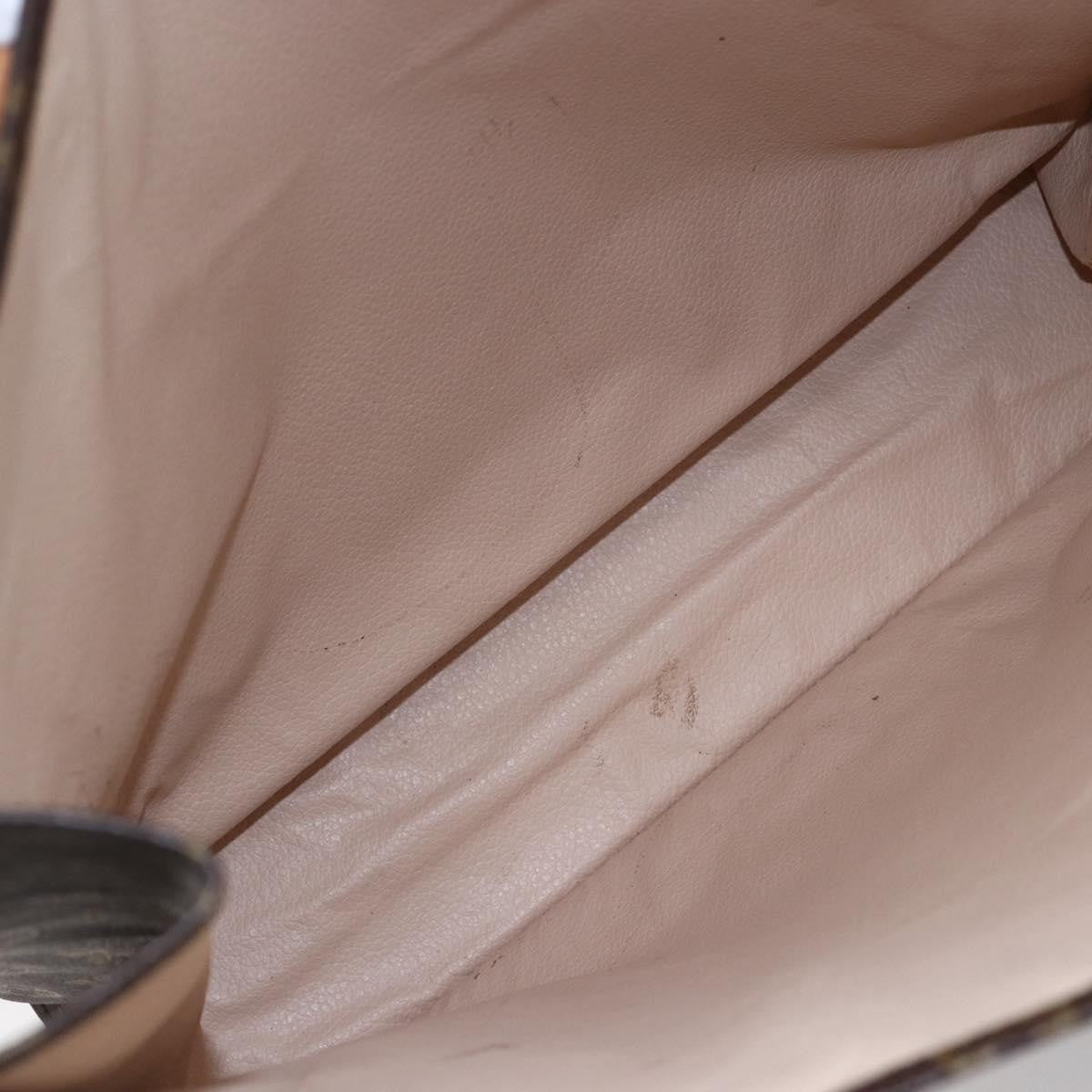 Louis Vuitton Sac Plat Bag Monogram Canvas, BROWN, CANVAS, Tote bag