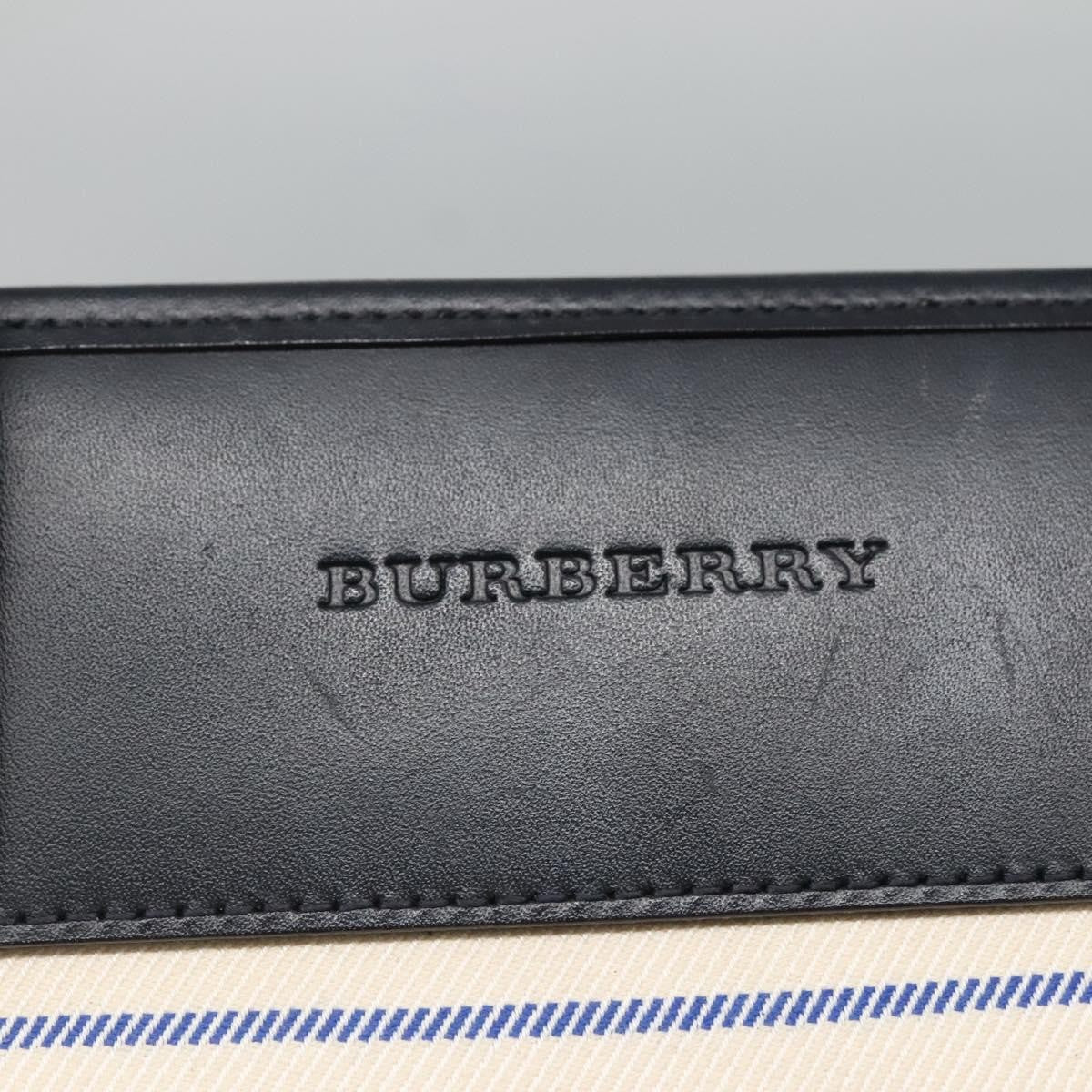 Burberry Vintage Handbag Canvas, BEIGE, CANVAS, Handbag