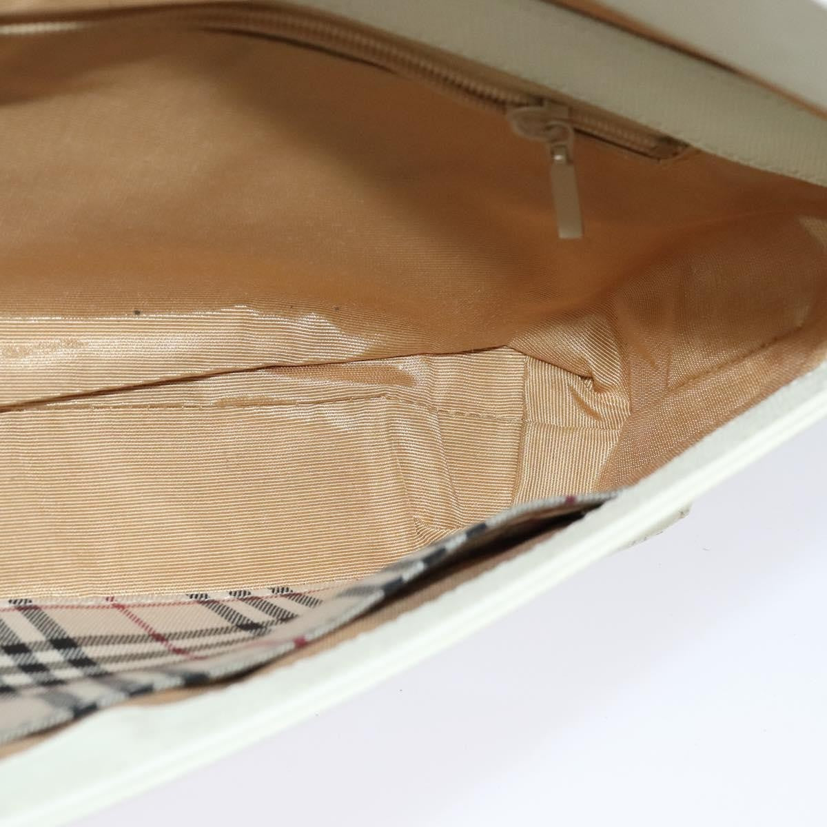 Burberry Flap Shoulder Bag Leather, WHITE, LEATHER, Shoulder bag