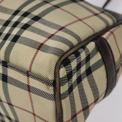 Burberry Nova Check Bowling Bag Canvas, BEIGE, NYLON, Bag