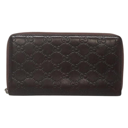 Gucci Guccissima Wallet Motif GG, BROWN, LEATHER, Wallets