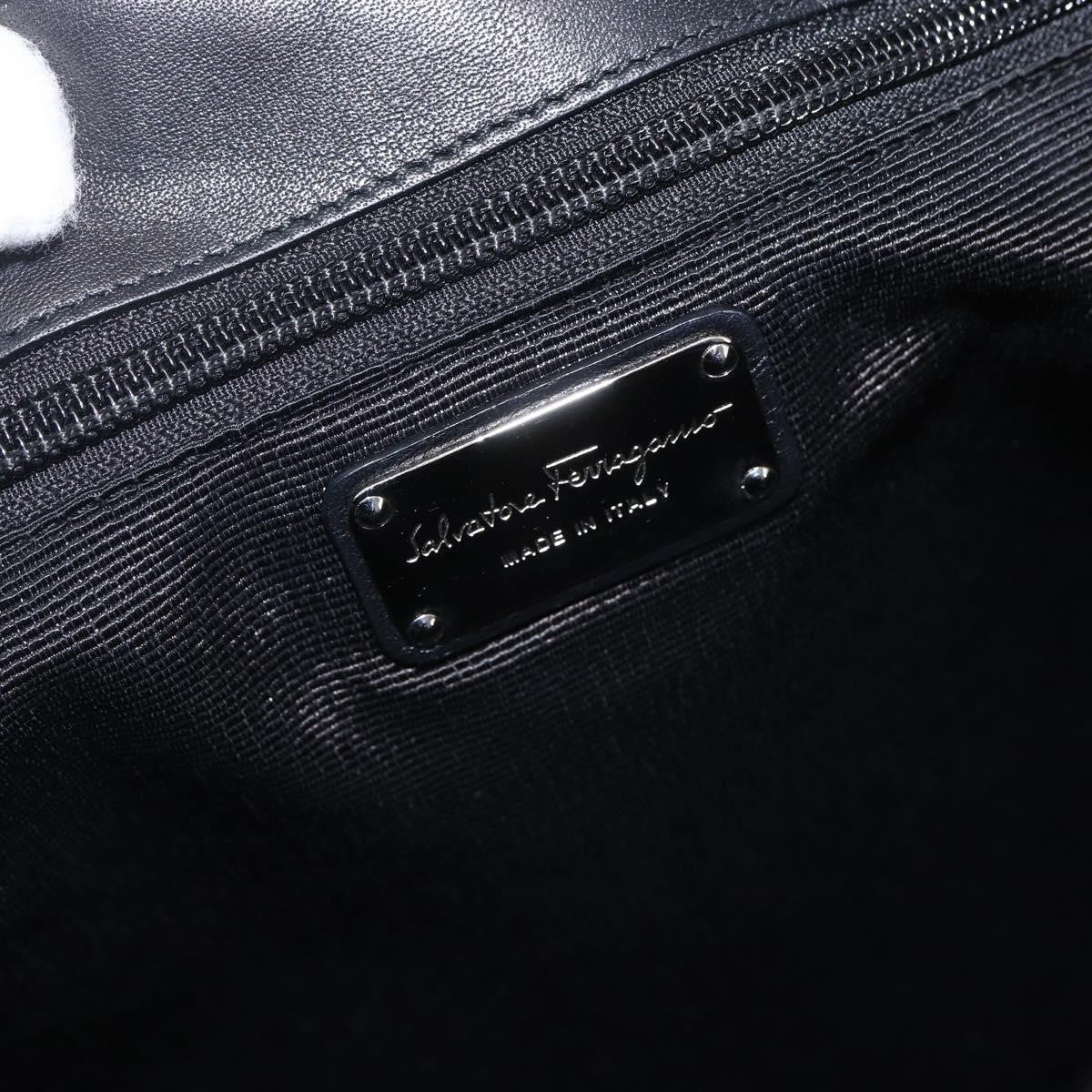 Salvatore Ferragamo Vintage Tote bag Patent Leather, BLACK, PATENT_LEATHER, Tote bag