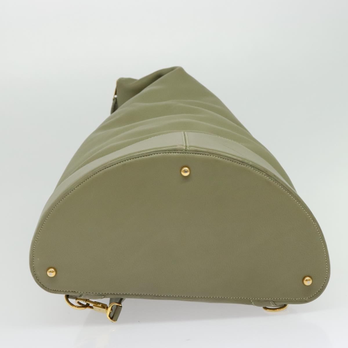 Loewe Anton Sling Bag Leather, GREEN, LEATHER, Shoulder bag