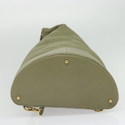 Loewe Anton Sling Bag Leather, GREEN, LEATHER, Shoulder bag