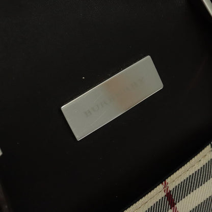 Burberry Vintage Zip Around Duffle Bag House Check Canvas, BEIGE, CANVAS, Travel bag