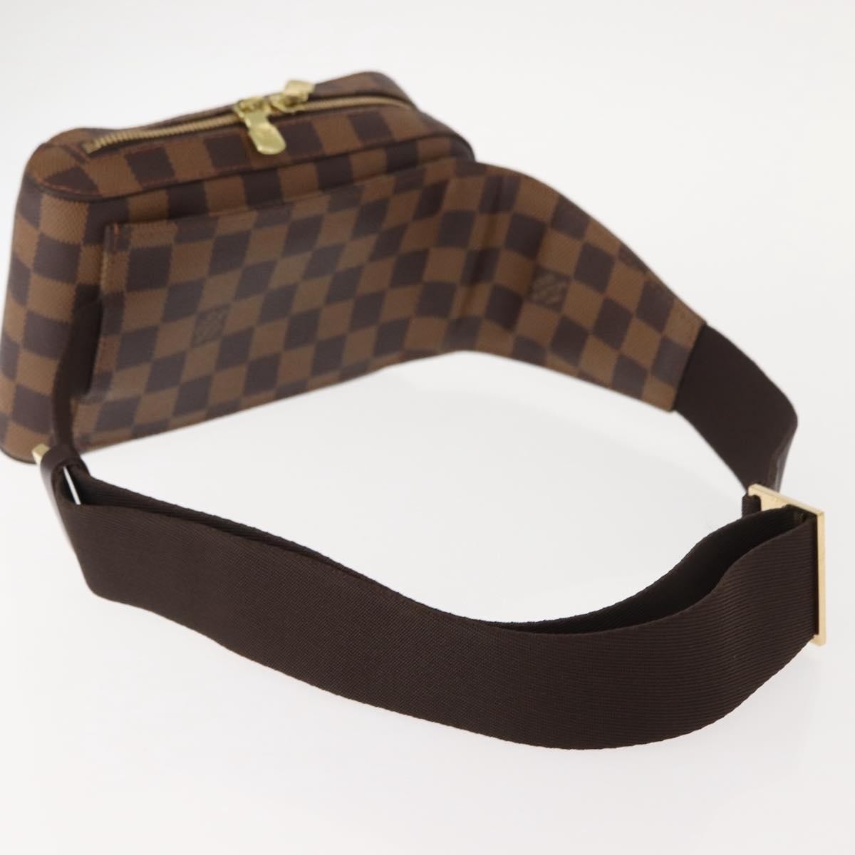 Louis Vuitton Geronimos Waist Bag Damier, BROWN, CANVAS, Shoulder bag