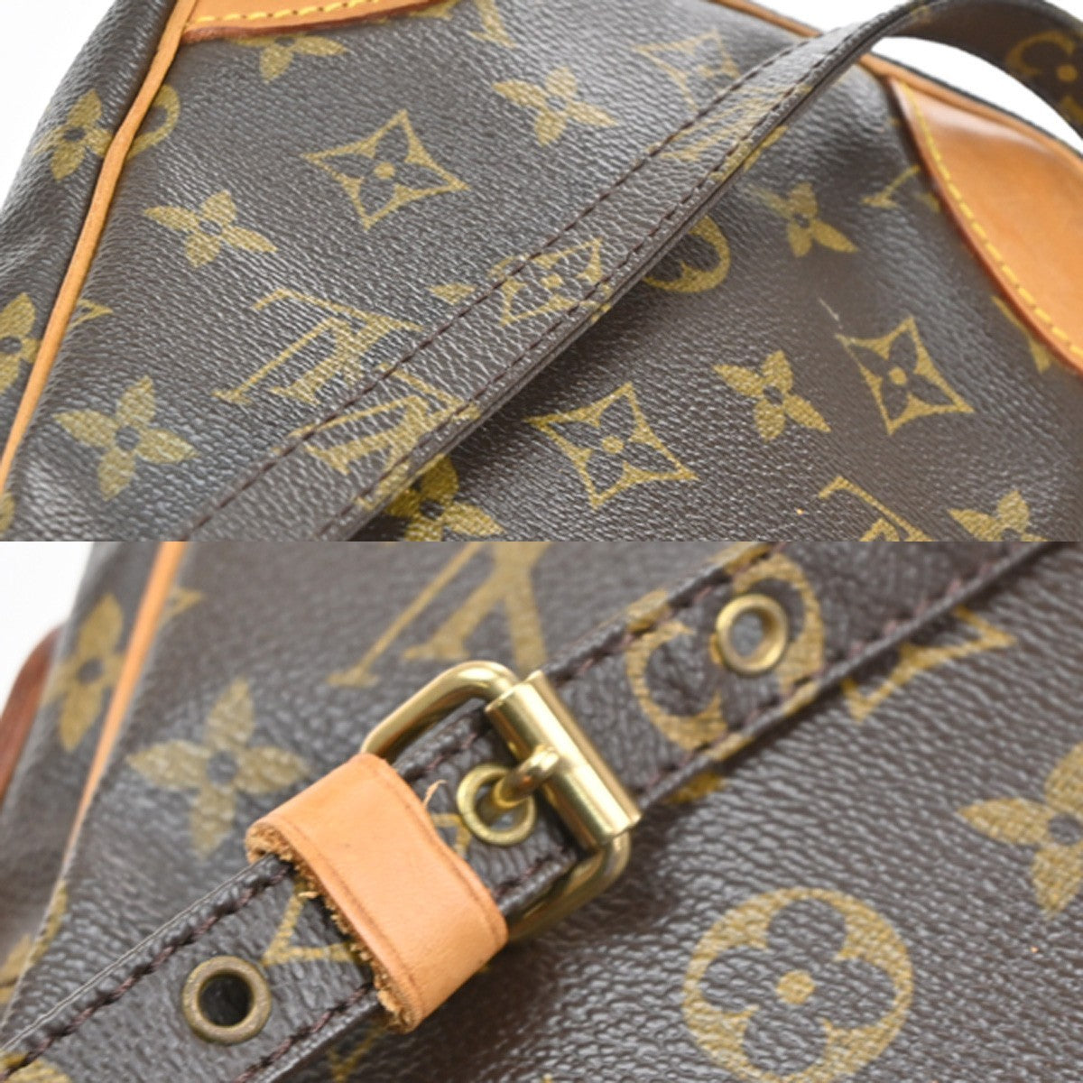 Louis Vuitton Danube Handbag Monogram Canvas, Brown, Canvas, Shoulder Bag
