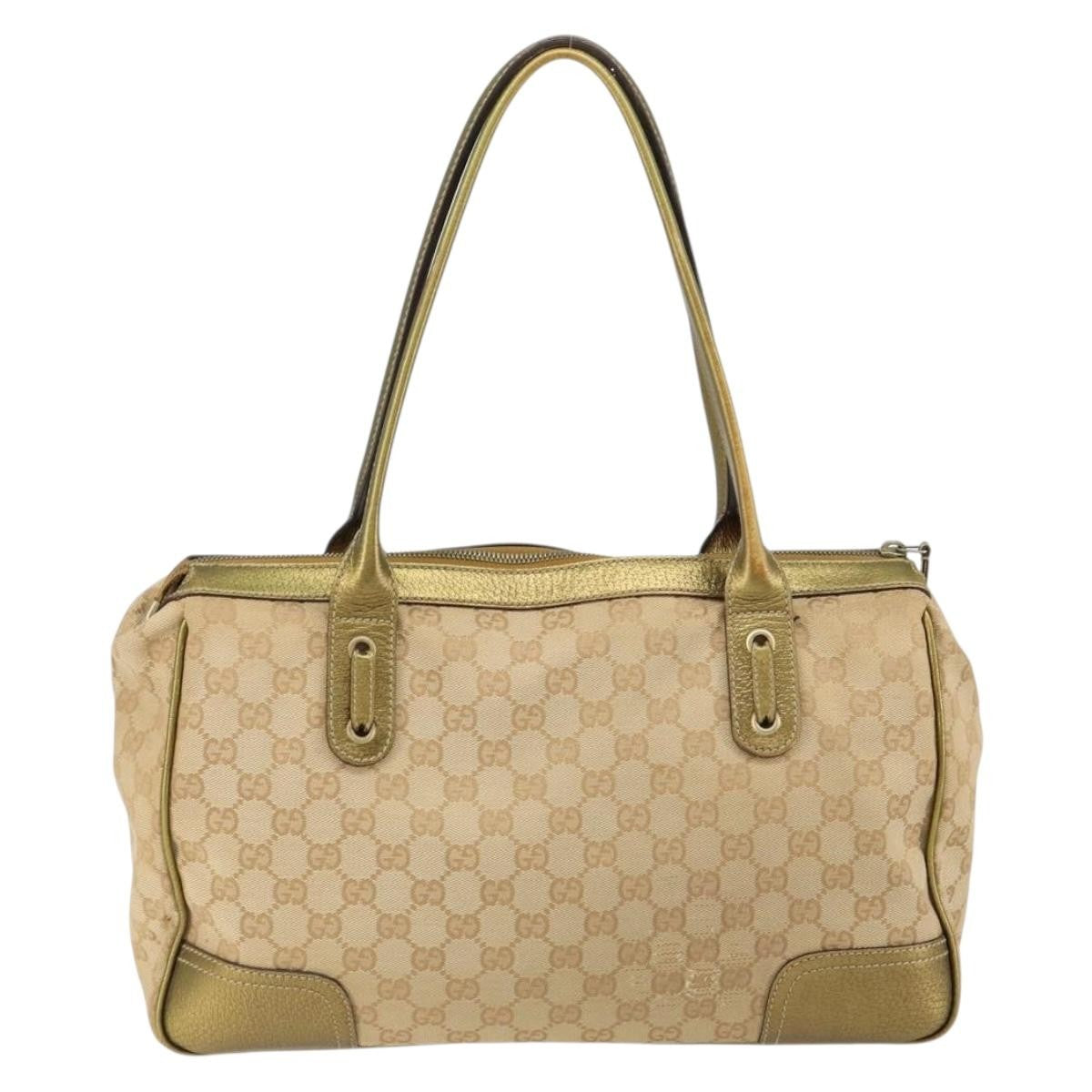 Gucci Princy Zip Tote GG Canvas, BEIGE, CANVAS, Shoulder bag