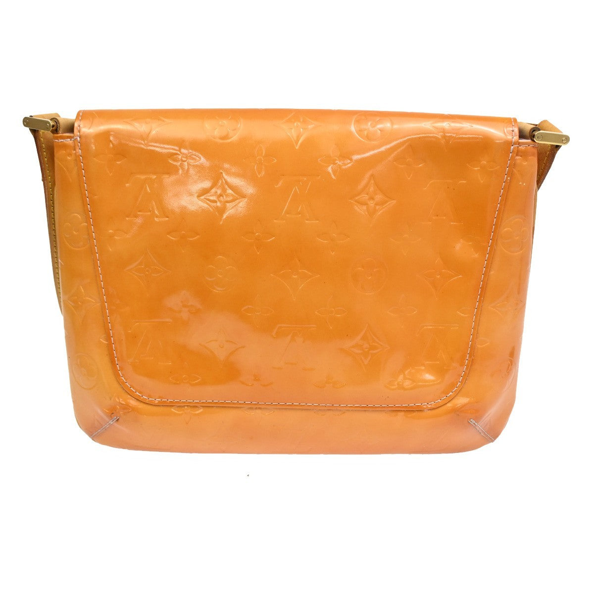Louis Vuitton Thompson Street Handbag Monogram Vernis, YELLOW, PATENT_LEATHER, Shoulder bag
