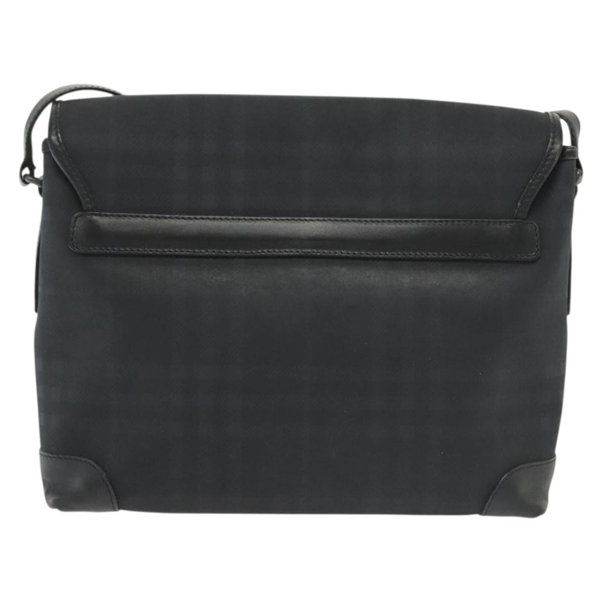 Burberry Nova check Shoulder bag Canvas, NAVY, CANVAS, Shoulder bag