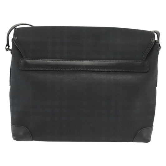 Burberry Nova check Shoulder bag Canvas, NAVY, CANVAS, Shoulder bag