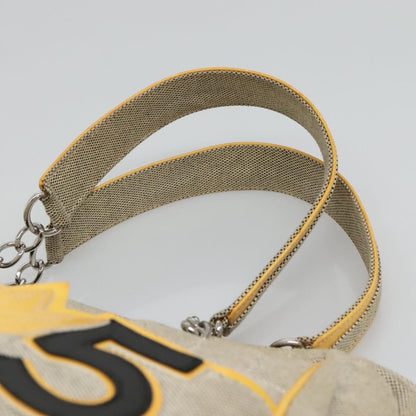 Chanel Camellia No.5 Tote Canvas, BEIGE, CANVAS, Tote bag