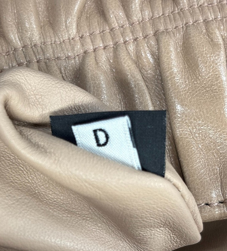 Prada Turnlock Shoulder Bag Nappa Gaufre, Beige, Leather, Shoulder Bag