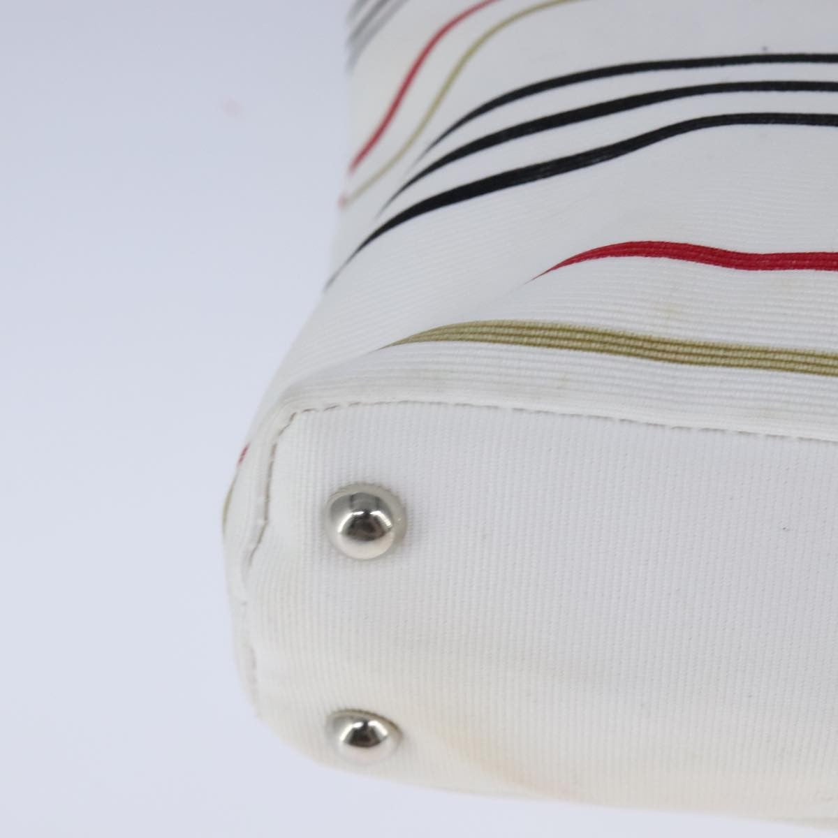 Burberry Blue Label Handbag Canvas, WHITE, CANVAS, Handbag