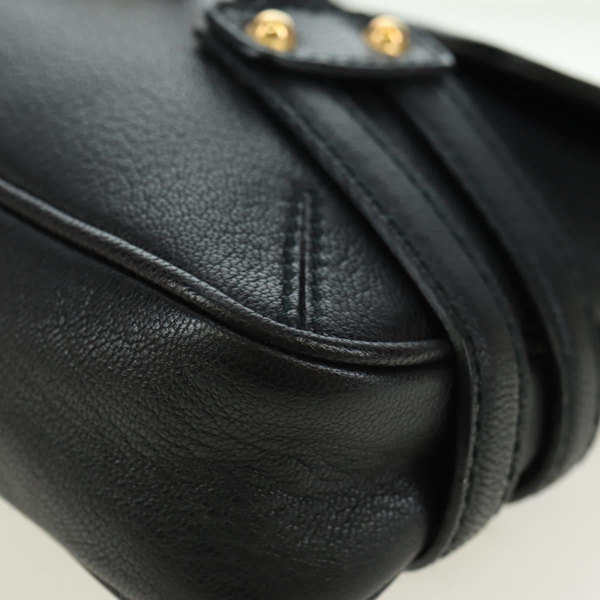 Gucci Horsebit Shoulder Bag GG Canvas and Leather, Black, Leather, Shoulder Bag