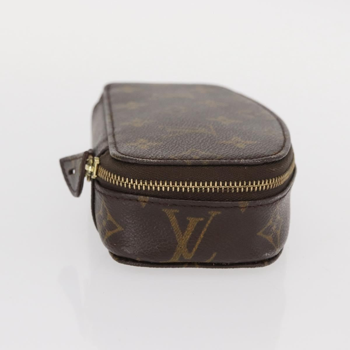 Louis Vuitton Monte-Carlo Jewelry Box Canvas, BROWN, CANVAS, Clutche & pouche