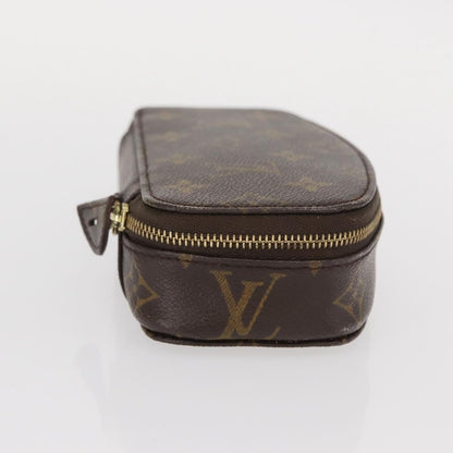 Louis Vuitton Monte-Carlo Jewelry Box Canvas, BROWN, CANVAS, Clutche & pouche